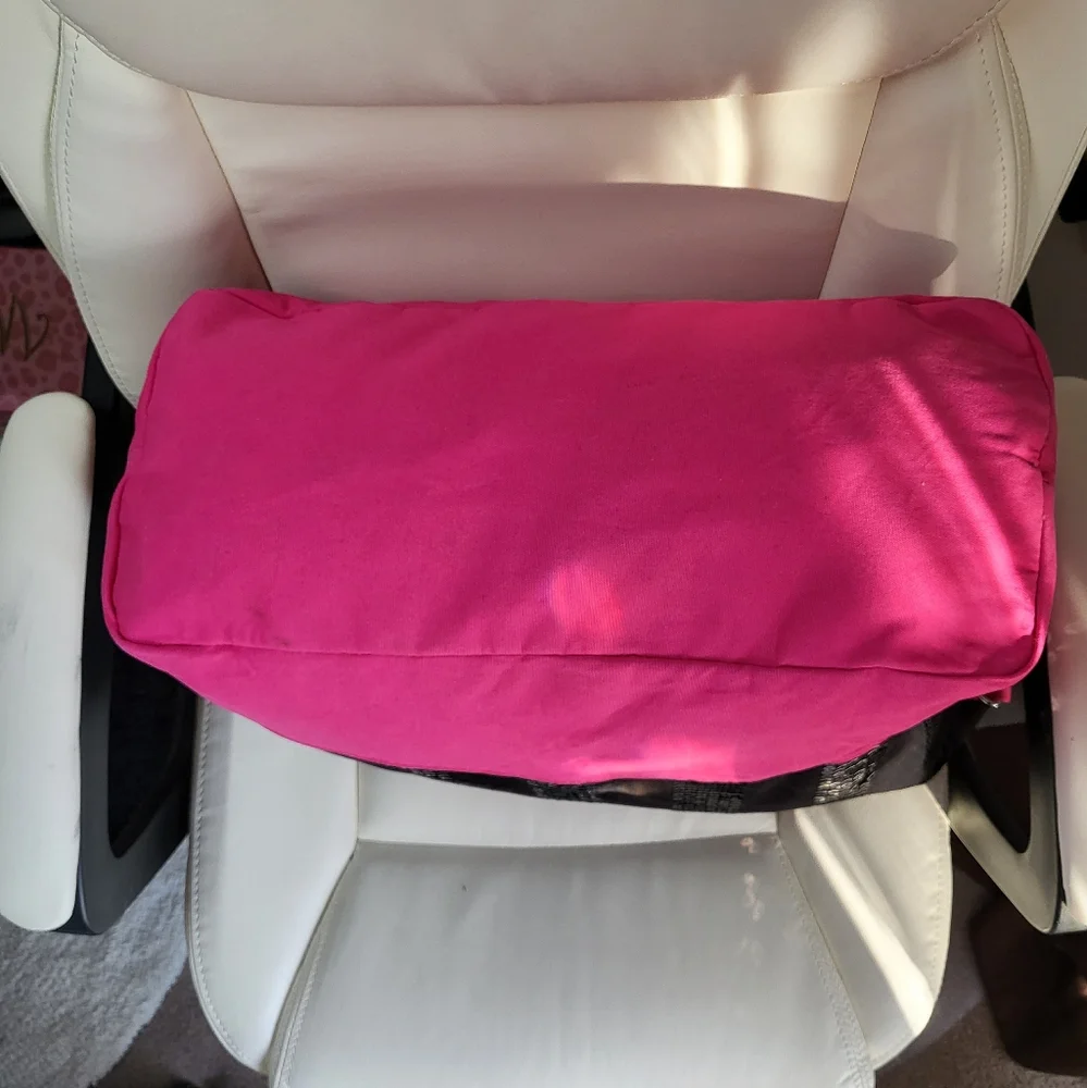 Victoria's Secret Black and Pink Sequin Tote - Picture 7 of 9